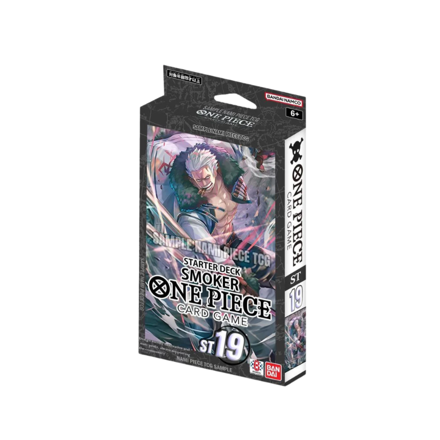 One Piece Card Game - Black Smoker Starter Deck (ST-19) AdCard Collectibles One Piece Card Game - Black Smoker Starter Deck (ST-19) AdCard Collectibles
