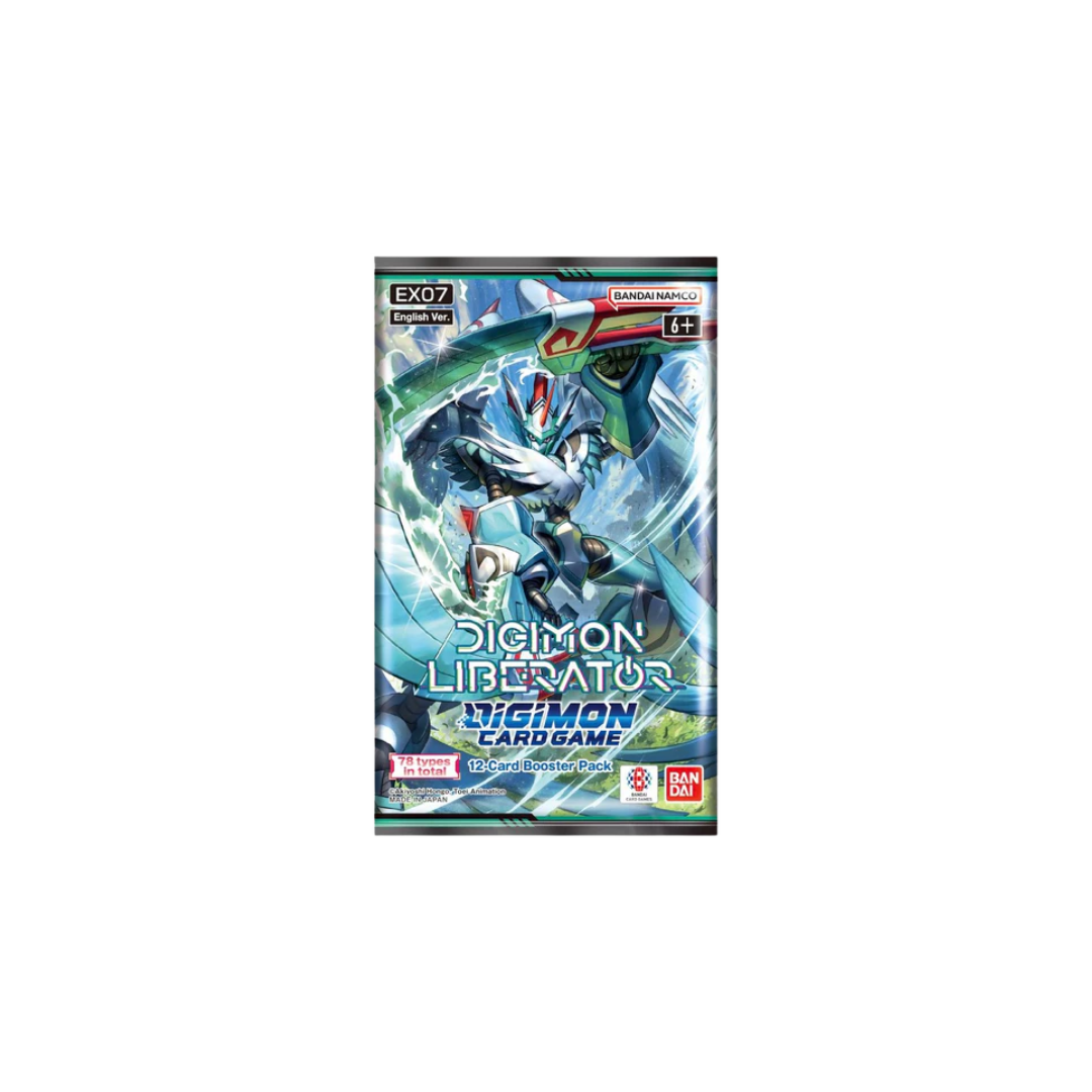 Digimon Card Game - Digimon Liberator EX-07 Booster AdCard Collectibles Digimon Card Game - Digimon Liberator EX-07 Booster AdCard Collectibles