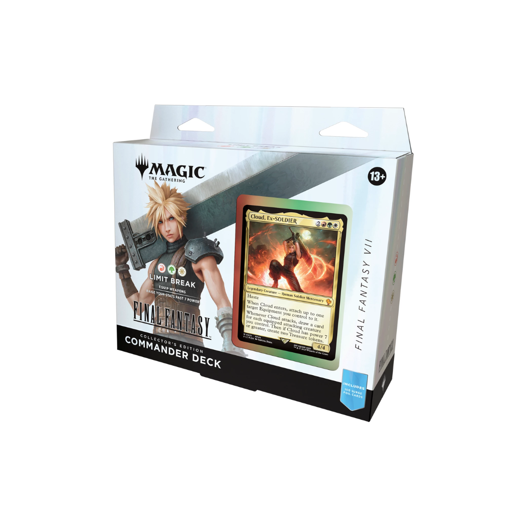 MTG - Final Fantasy Collector's Edition Commander Deck: Limit Break AdCard Collectibles MTG - Final Fantasy Collector's Edition Commander Deck: Limit Break AdCard Collectibles