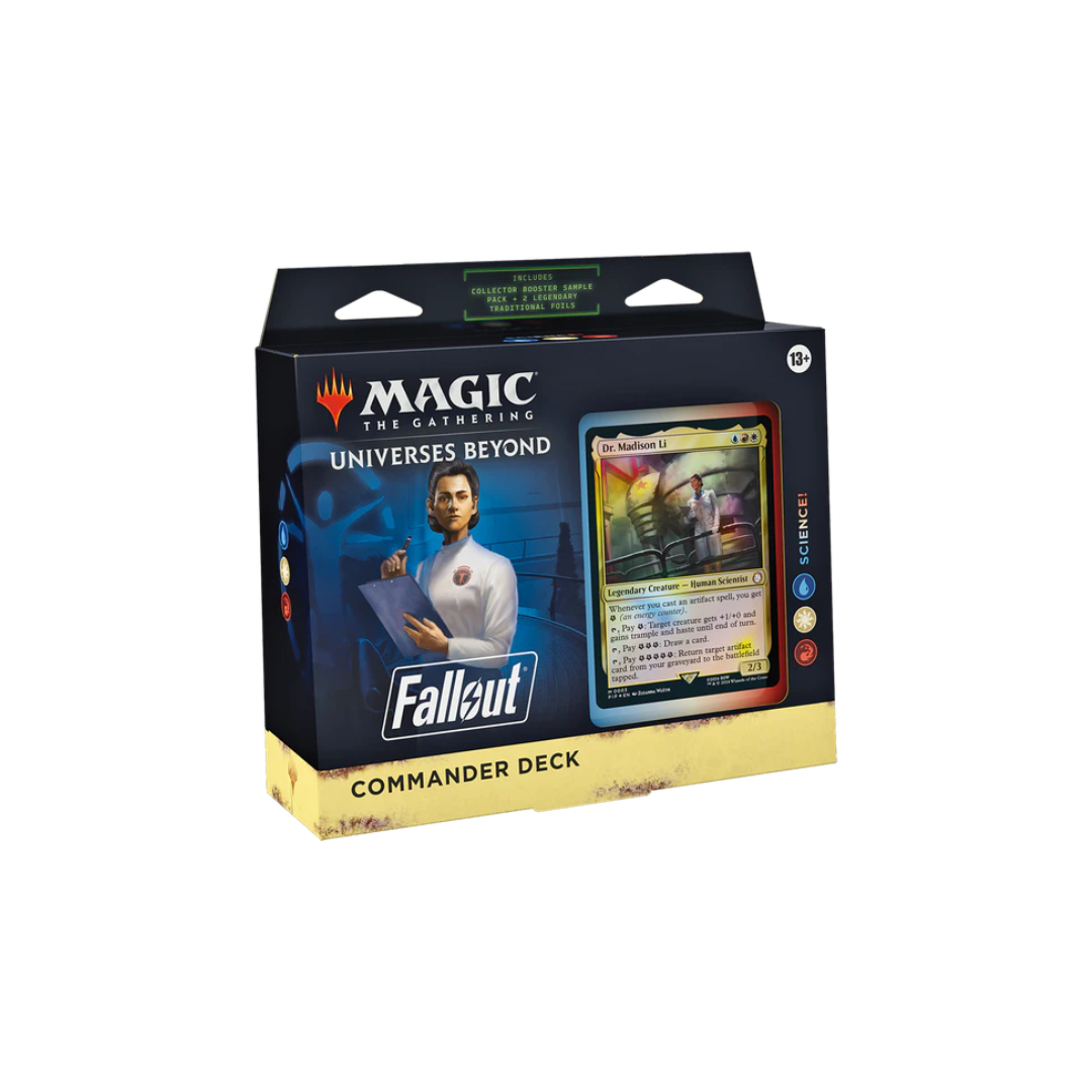 MTG - Commander Fallout Deck - Science! AdCard Collectibles MTG - Commander Fallout Deck - Science! AdCard Collectibles