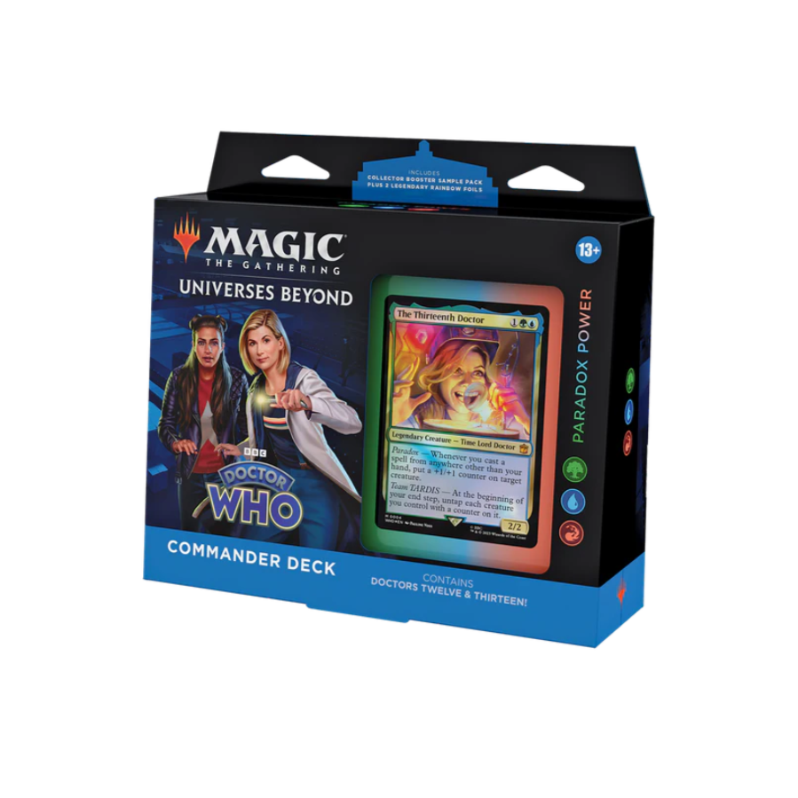 MTG - DOCTOR WHO COMMANDER DECK - PARADOX POWER AdCard Collectibles MTG - DOCTOR WHO COMMANDER DECK - PARADOX POWER AdCard Collectibles