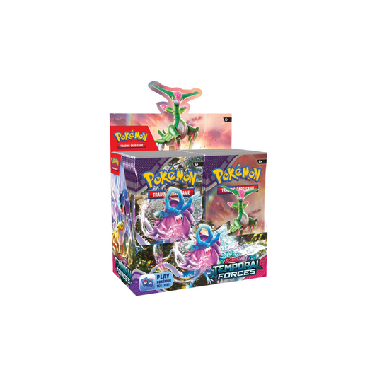 Pokémon TCG: Scarlet & Violet 5 Temporal Forces Booster Display