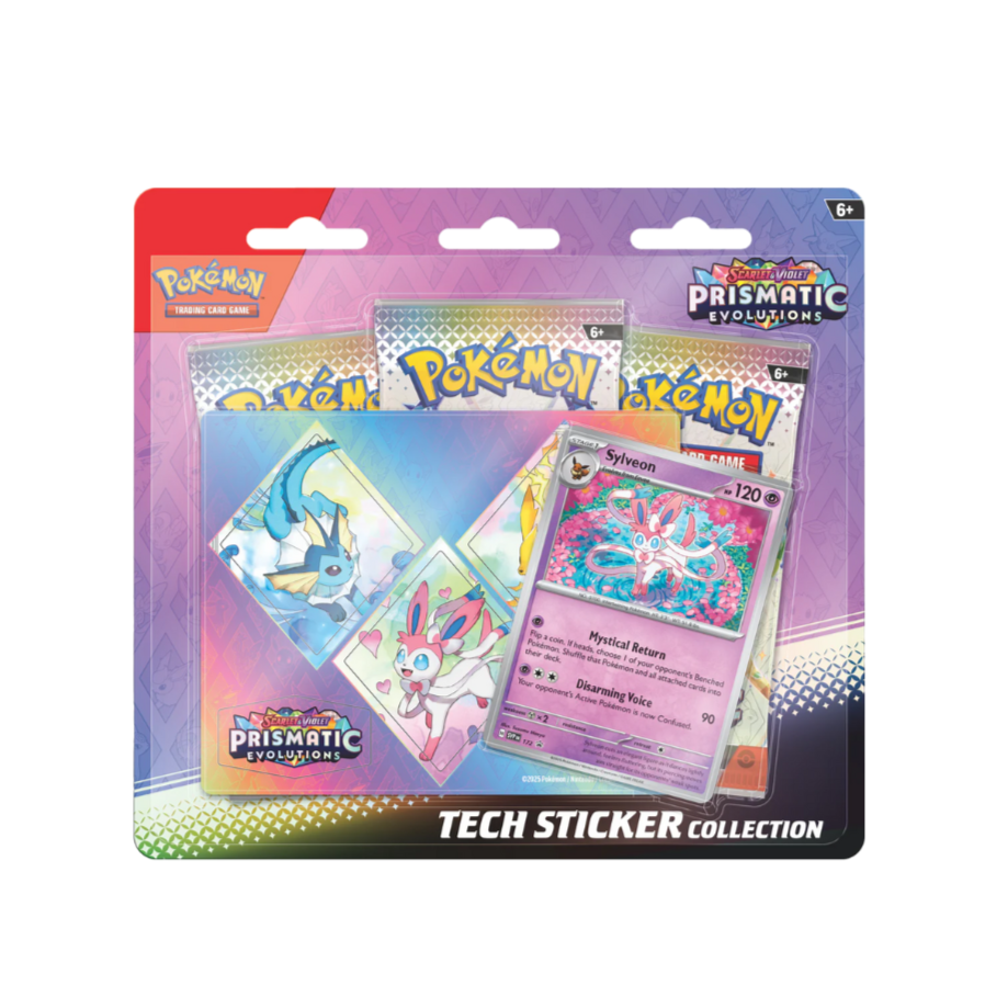 Pokémon TCG: 8.5 Scarlet & Violet - Prismatic Evolutions Sticker Collection - Sylveon