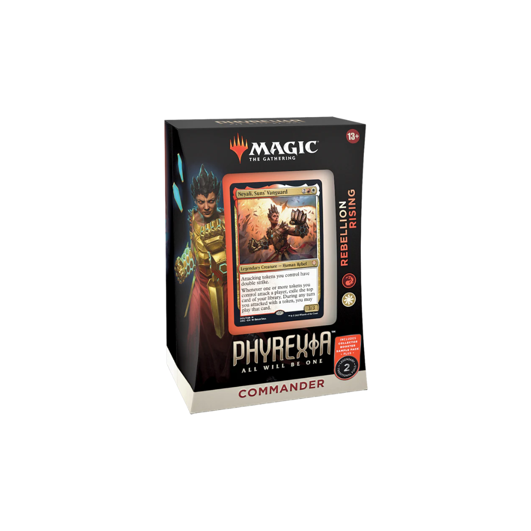 MTG - Phyrexia: All Will Be One Commander Deck - Rebellion Rising AdCard Collectibles MTG - Phyrexia: All Will Be One Commander Deck - Rebellion Rising AdCard Collectibles
