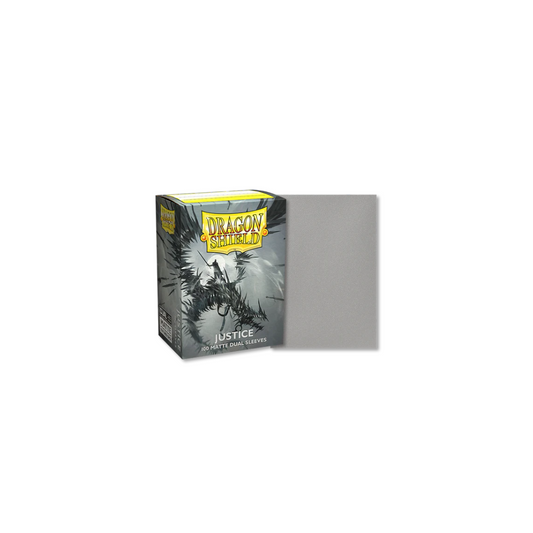 DRAGON SHIELD SLEEVES - STANDARD SIZE - MATTE DUAL - JUSTICE (100 SLEEVES)