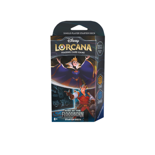 DISNEY LORCANA TCG - RISE OF THE FLOODBORN STARTER DECK - AMETHYST AND STEEL