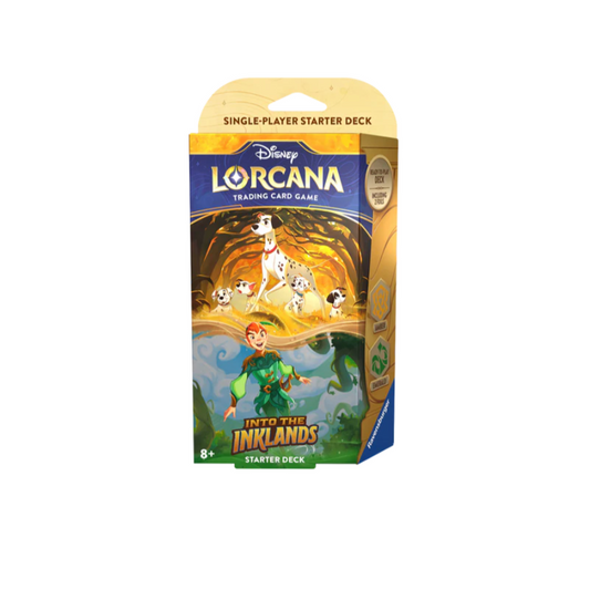 DISNEY LORCANA TCG - INTO THE INKLANDS STARTER DECK - AMBER AND EMERALD