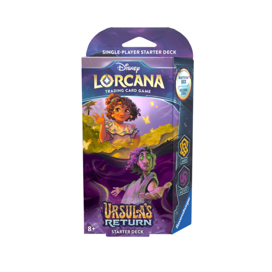 DISNEY LORCANA TCG - URSULA'S RETURN STARTER DECK - AMBER AND AMETHYST