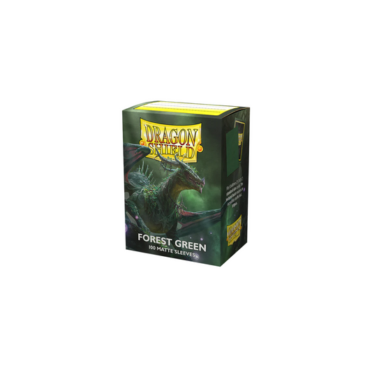 DRAGON SHIELD MATTE SLEEVES - FOREST GREEN (100 SLEEVES)