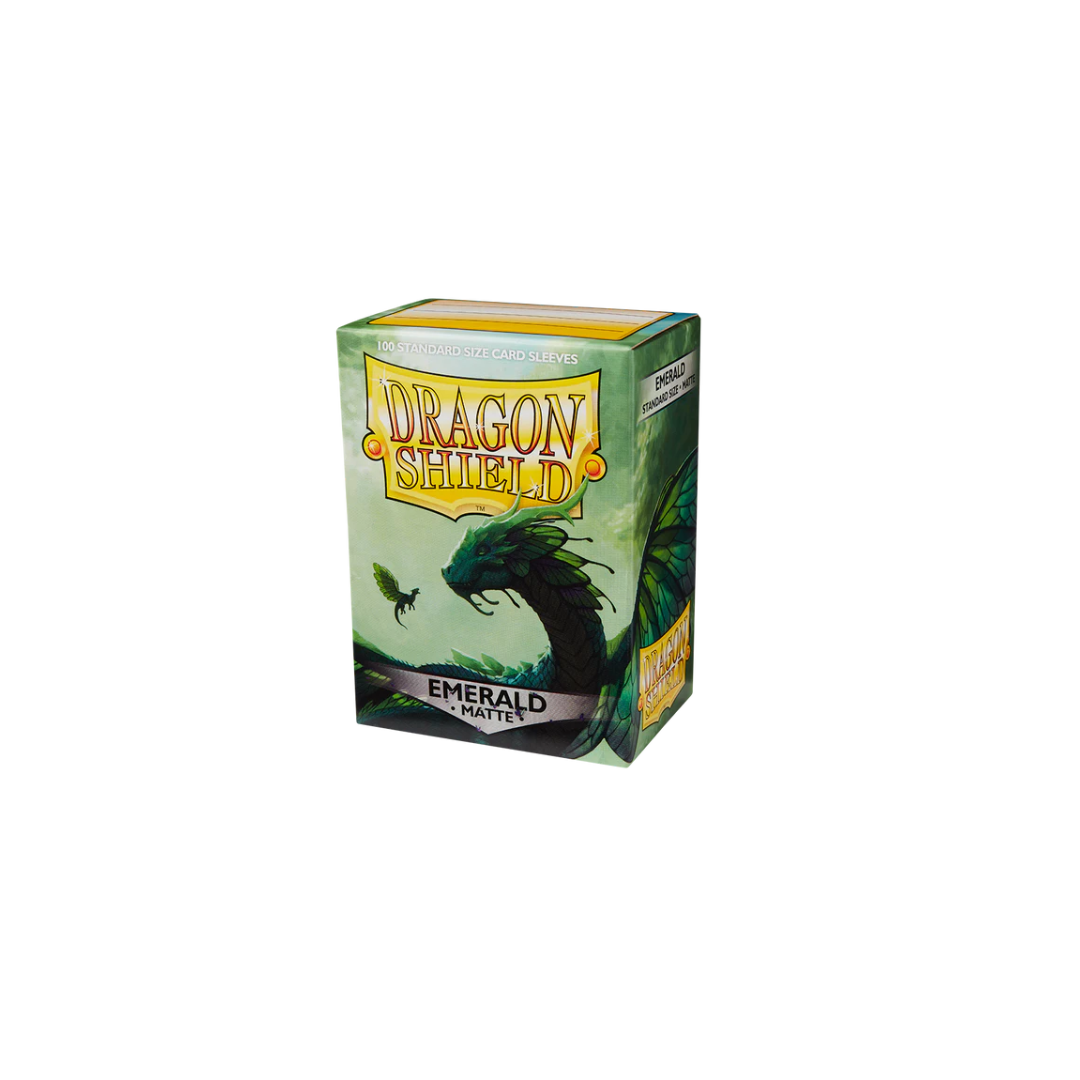 DRAGON SHIELD MATTE SLEEVES - EMERALD (100 SLEEVES)