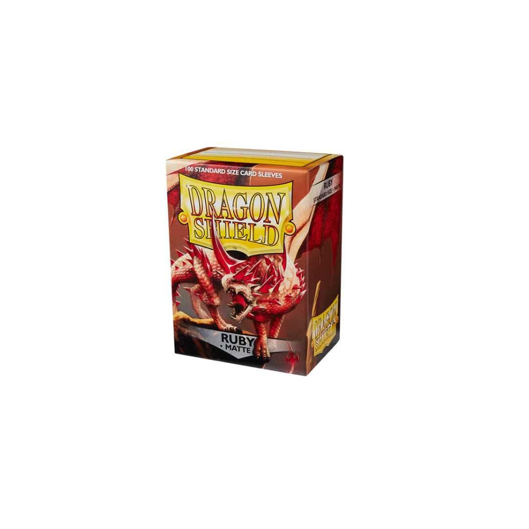 DRAGON SHIELD MATTE SLEEVES - RUBY (100 SLEEVES)