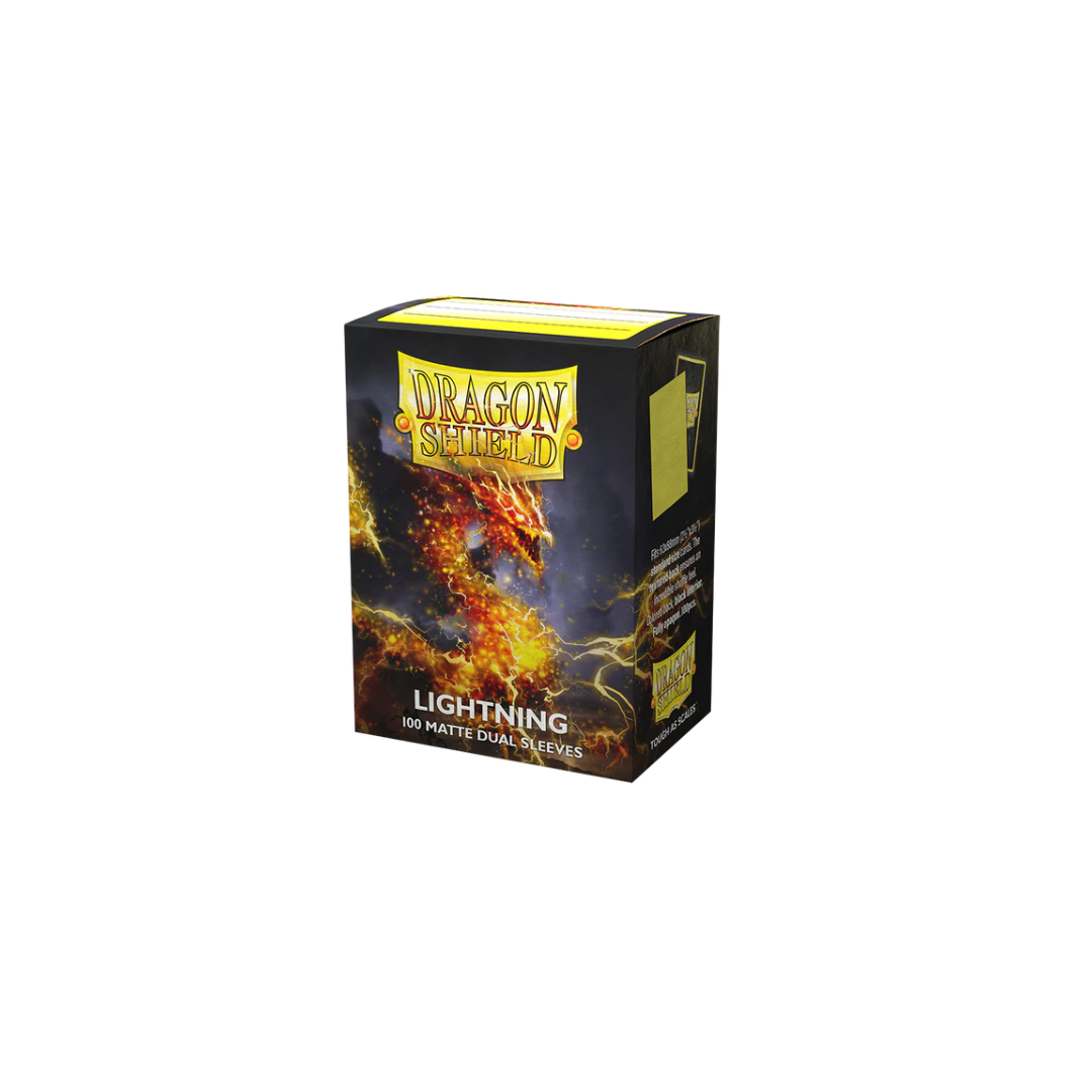 DRAGON SHIELD DUAL MATTE SLEEVES - LIGHTNING 'AILIA' (100 SLEEVES)