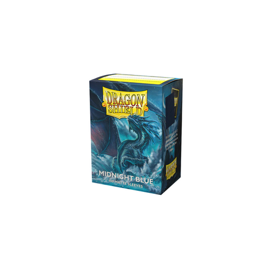 DRAGON SHIELD MATTE SLEEVES - MIDNIGHT BLUE (100 SLEEVES)