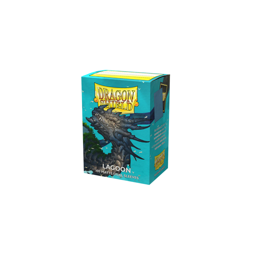 DRAGON SHIELD DUAL MATTE SLEEVES - LAGOON 'SARAS' (100 SLEEVES)