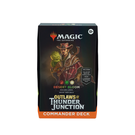 MTG - OUTLAWS OF THUNDER JUNCTION COMMANDER DECK - DESERT BLOOM - EN